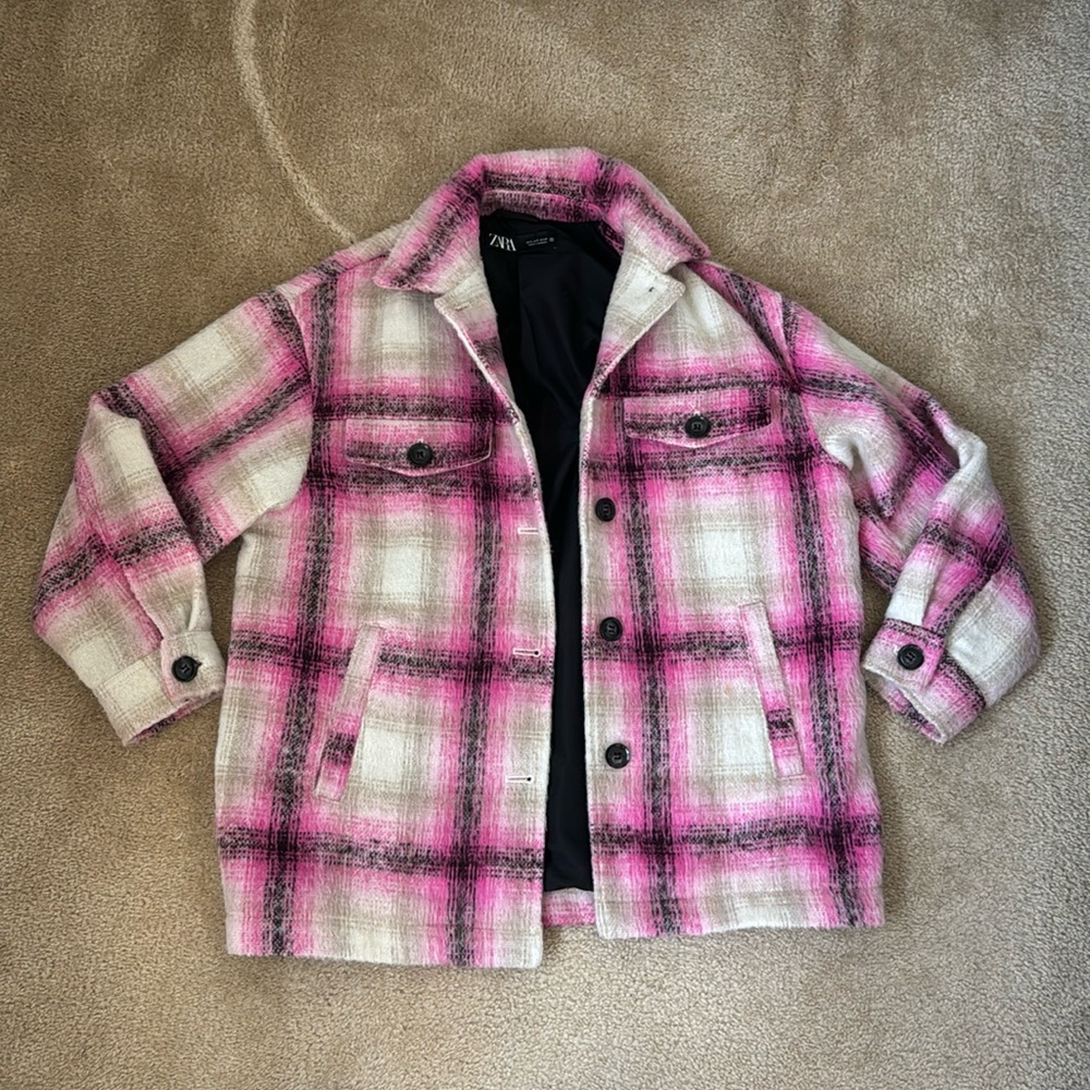 Zara Plaid Shacket